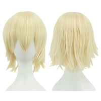 12 Inches Short Cosplay Hair Party BOB Wigs with Bangs Pink Blonde Orange Halloween Costume Lolita Wig