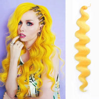 Long Deep Wave Braiding Hair 28 Inch Ocean Wave Crochet Hair Synthetic Deep Curly Crochet Hair Extensions For Black Women