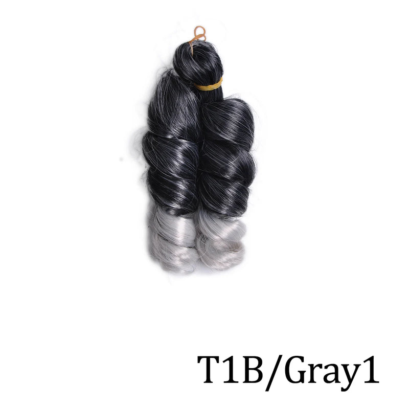 Loose Curly 12″ Pre-Stretched Wavy Braiding Hair – Easy Crochet / Box Braid Bulk (Natural-Curl, Low Shedding)