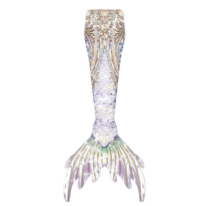 Mermaid Tail Swimsuit for Kids & Adults – Beach & Pool Costume (No Monofin)