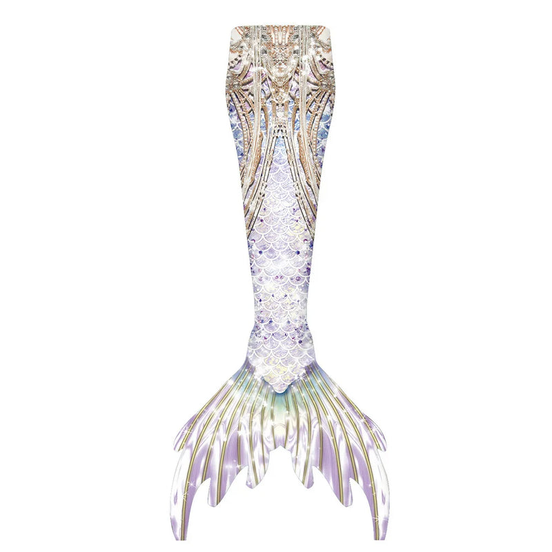 Swimming Mermaid Tail Cosplay Costume Children Party Gift Fantasy Swimsuit Beach Swimwear Kids Adult 2025 New Summer Season