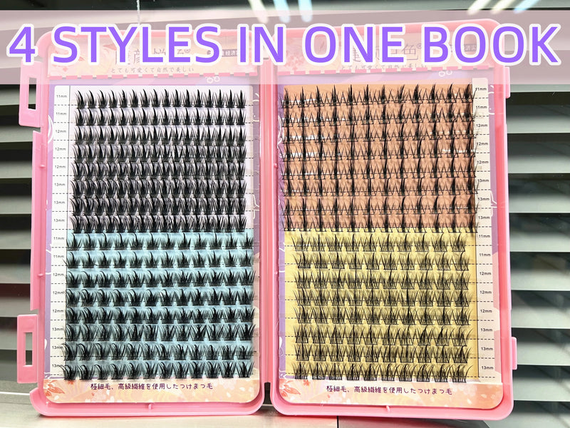 Mix 32Rows Eyeslashes Extension Personal Professional Individual Cluster Grafting Wholesale Large Capacity Flowerknow Makeup
