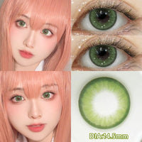 Blue Cosplay Series Colored Contact Lenses for Eyes With Prescription Cosmetics Pupils Eye Color Lenses Myopia Lens OVO