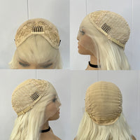 Emerald Green Lace Front Wig – Long Wavy Synthetic Wig for Women Heat Resistant Daily & Cosplay Wear