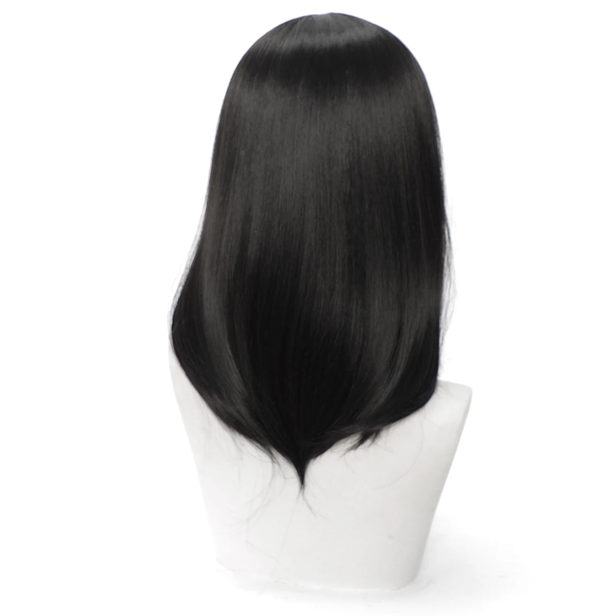 18 Inch Extra Long Straight Hair Wig With Bangs Synthetic Heat-Resistant Suitable For Women Cosplay Wigs