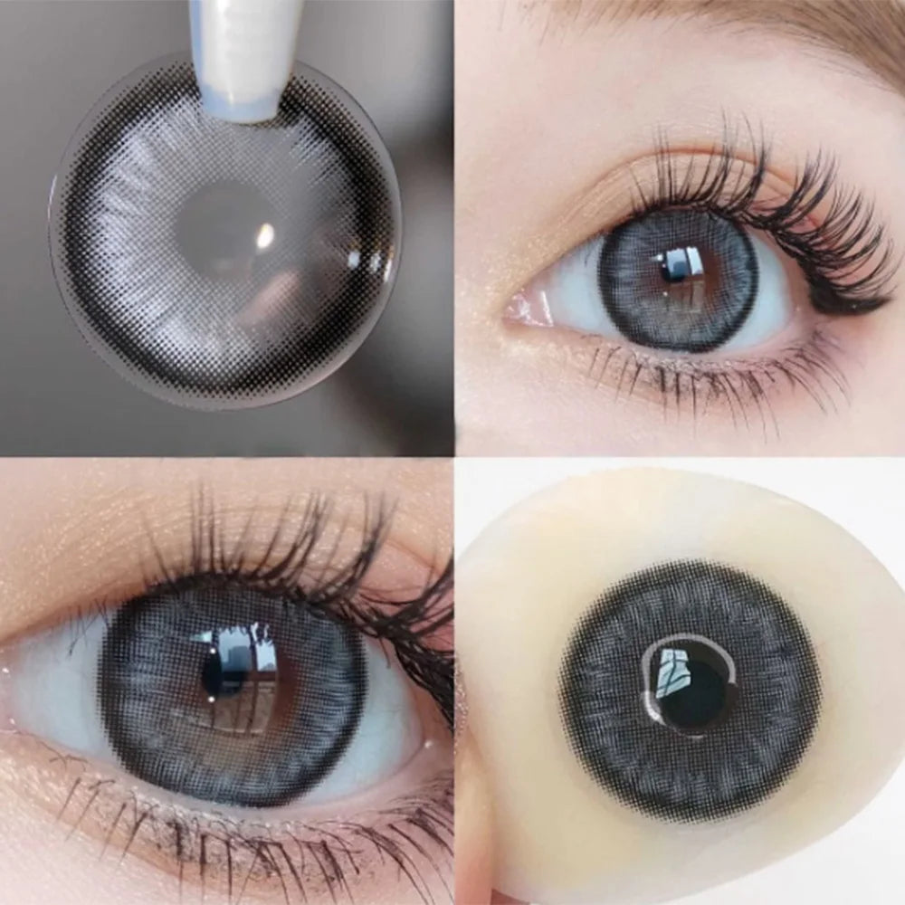 Colored Contact Lenses Myopia Cosmetic for Eyes with Diopt Artificial Beauty Pupil Degree Contact lens Prescription YMX