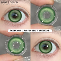EYESHARE 1Pair Colored Contact Lenses for Eyes White Cosplay Lenses Red Anime Lenses Pink Colored Lens Yearly Blue Eye Contact