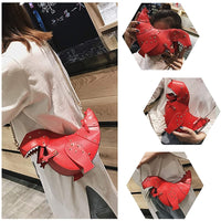 Dinosaur Design Rivets Women& Purses and Handbags Shoulder Chain Bag Designer Small  Crossbody Bag Female Clutch Bag Pu Leather