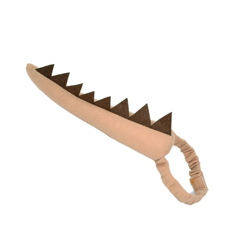 652F Halloween Cosplay Themed Party Children Dinosaur Tail Costume Accessories