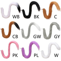 Long Flexible Plush for Cat Tail Adults Kids Cosplay Long Tail Fancy Dress Accessory Costume Anime Long for Cat T
