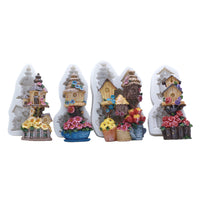 DIY Flower House Silicone Mold – Plaster Art, Fondant, Chocolate & Jelly Dessert Decoration Mold