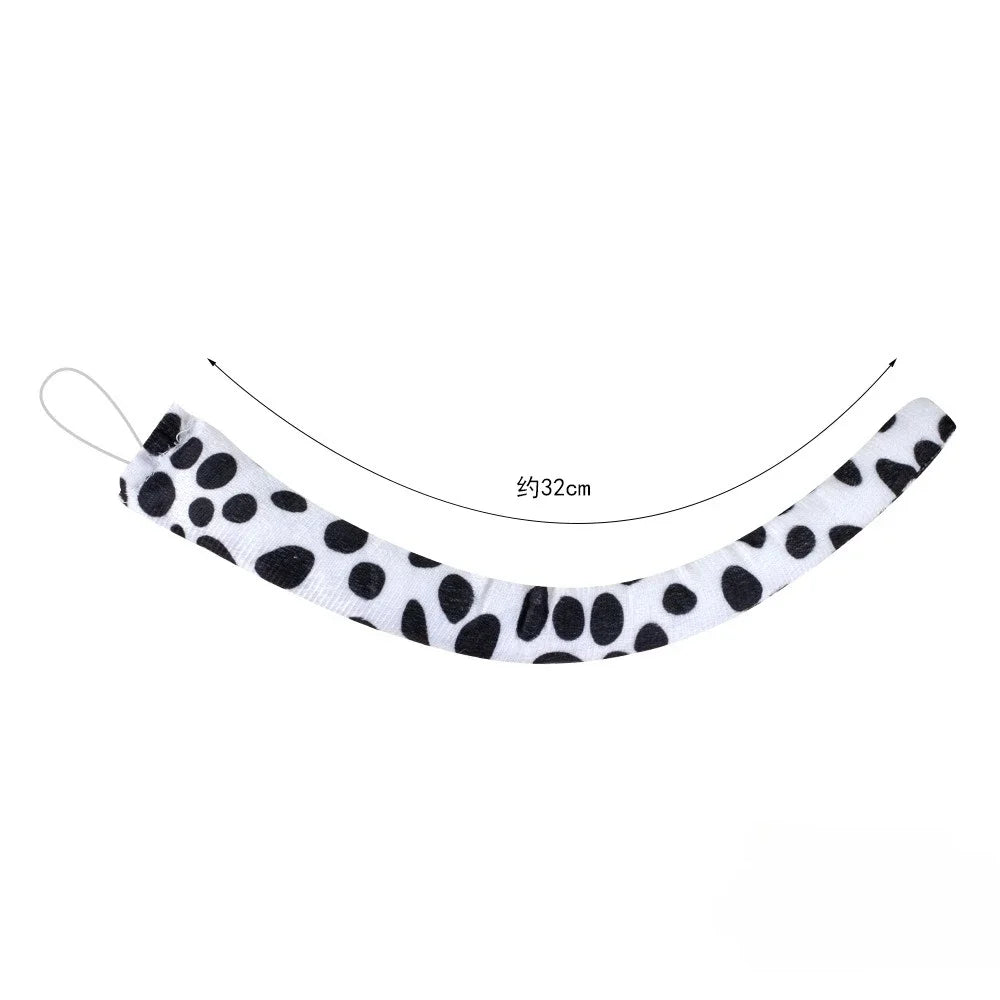 1pcs Animal Tail Costume Accessory Tails Masquerade Zoo Props Cat Devil Mouse Tiger Monkey Rabbit Zebra Cow Zebra