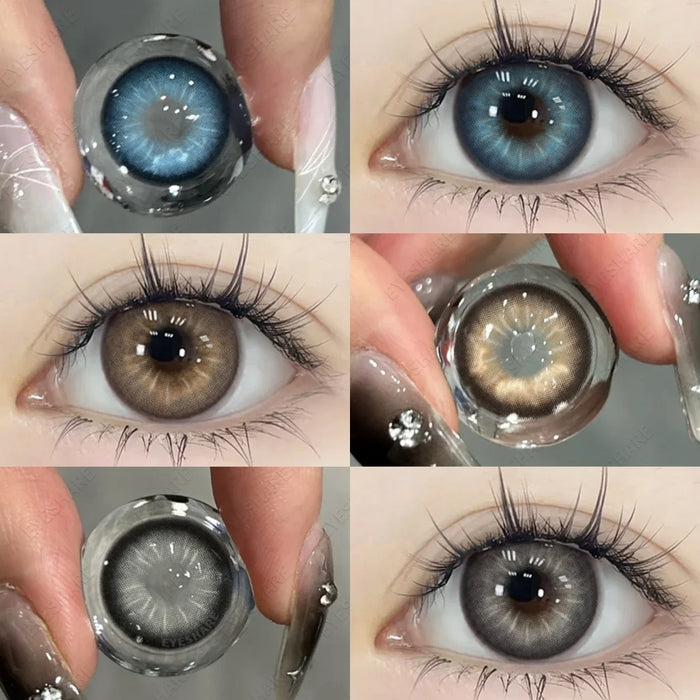 アマラ新コンタクトレンズ 2 ピース/ペアカラーコンタクトレンズ目の色化粧品カラーコンタクトレンズ美容アイメイク瞳孔