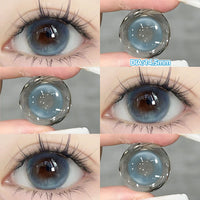 Beauty Pupils Natural Blue Lens Prescription Colored Contact Lenses Myopia Eye Color Lenses Violet Lenses