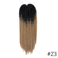 22 Inch Senegalese Twist Crochet Hair – Ombre Synthetic Jumbo Twist Braids (120g)