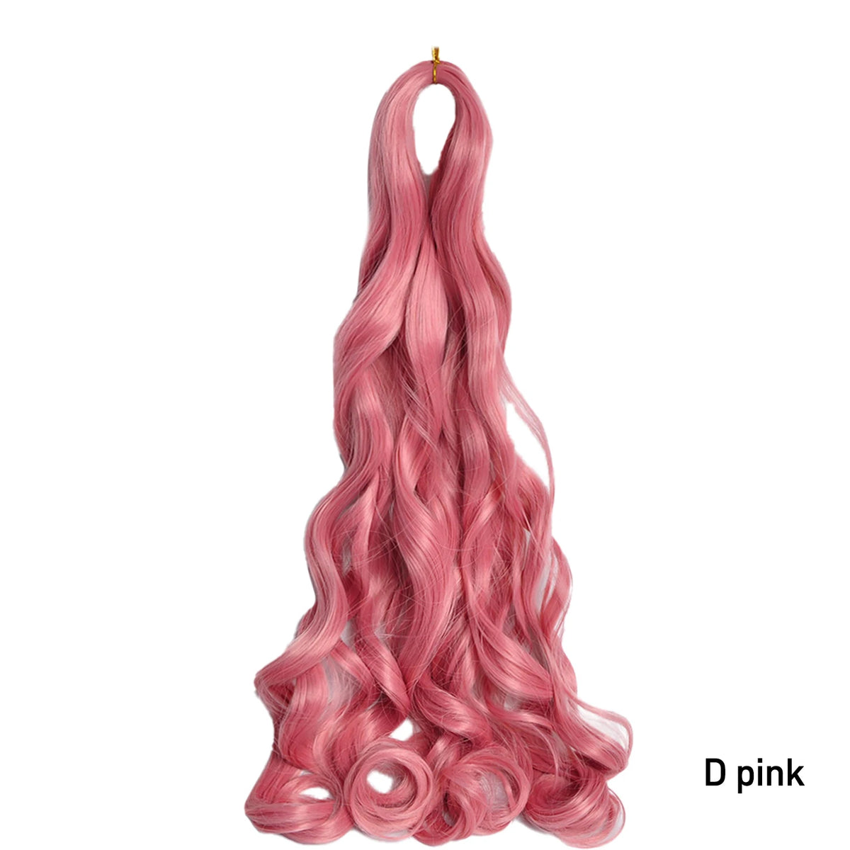 French Curls Braiding Hair Extensions Synthetic Spanish Curl Hair Loose Wave Spiral Curl Braids High Temperature For Black Women