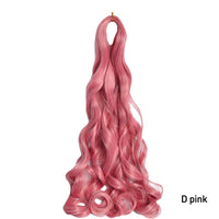 French Curls Braiding Hair Extensions Synthetic Spanish Curl Hair Loose Wave Spiral Curl Braids High Temperature For Black Women