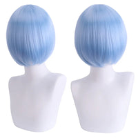 Short Cosplay Bob Wig – Face Contouring Thick Synthetic Hair Wig, Colorful Heat Resistant Fiber Wig