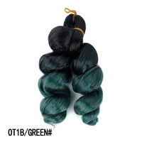 French Curly Crochet Hair Short 12inch Synthetic Braiding Hair Loose Wavy French Curl Braids Extensions for Women