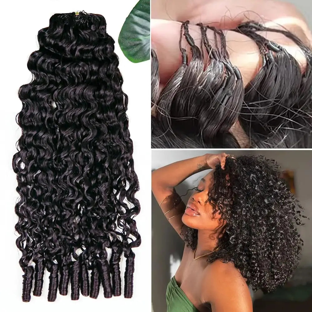 Burmese Curly Human Hair for Crochet Braids – Invisible Knot