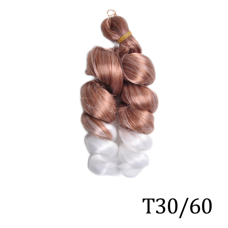 Loose Curly 12″ Pre-Stretched Wavy Braiding Hair – Easy Crochet / Box Braid Bulk (Natural-Curl, Low Shedding)