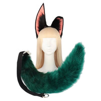 Cosplay Plush Ears And Tail Headband Anime Exhibition Cos Masquerade Dress Up Plush Animal Ears And Tail Accessories New 2025