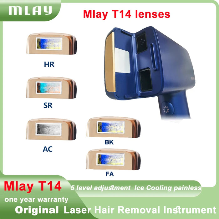 MLAY T14 Laser Hair Removal Epilator Lens For T14 IPL laser Hair Removal Skin Rejuvenation Acne clearance Lenses