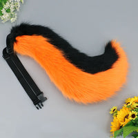 Kwaii Tail Girl Plush Cosplay Props Faux Fur Wolf Tail Women Lolita Cosplay Animal Tails Halloween Party Simulation Animal Tails