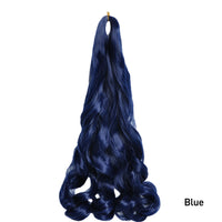 French Curls Braiding Hair Extensions Synthetic Spanish Curl Hair Loose Wave Spiral Curl Braids High Temperature For Black Women