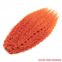 24 Inch Water Wave Crochet Braiding Hair Pink Blonde Synthetic Hair Extensions for Black Women