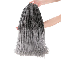 18" Ombre Synthetic Crochet Braids – Senegalese Twist Hair Extensions
