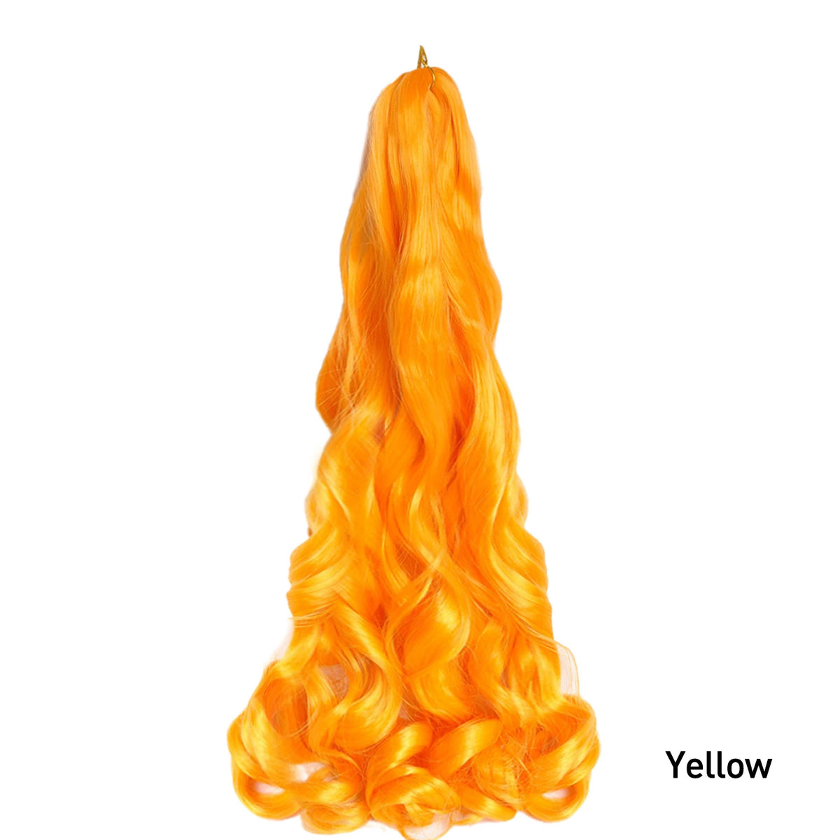 French Curls Braiding Hair Extensions Synthetic Spanish Curl Hair Loose Wave Spiral Curl Braids High Temperature For Black Women