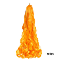 French Curls Braiding Hair Extensions Synthetic Spanish Curl Hair Loose Wave Spiral Curl Braids High Temperature For Black Women