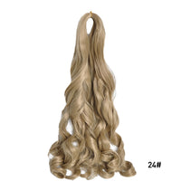 French Curls Braiding Hair Extensions Synthetic Spanish Curl Hair Loose Wave Spiral Curl Braids High Temperature For Black Women