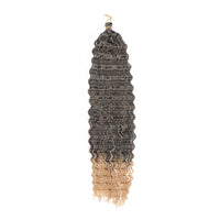 Ocean Wave Crochet Hair 22 Inch Deep Wave Curly Braiding Hair Soft Synthetic Crochet Braids for Black Women