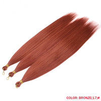 28" Deep Wave Crochet Braiding Hair 3 Pack 300g Synthetic Hair Bundles Ombre Blonde Crochet Hair Extensions