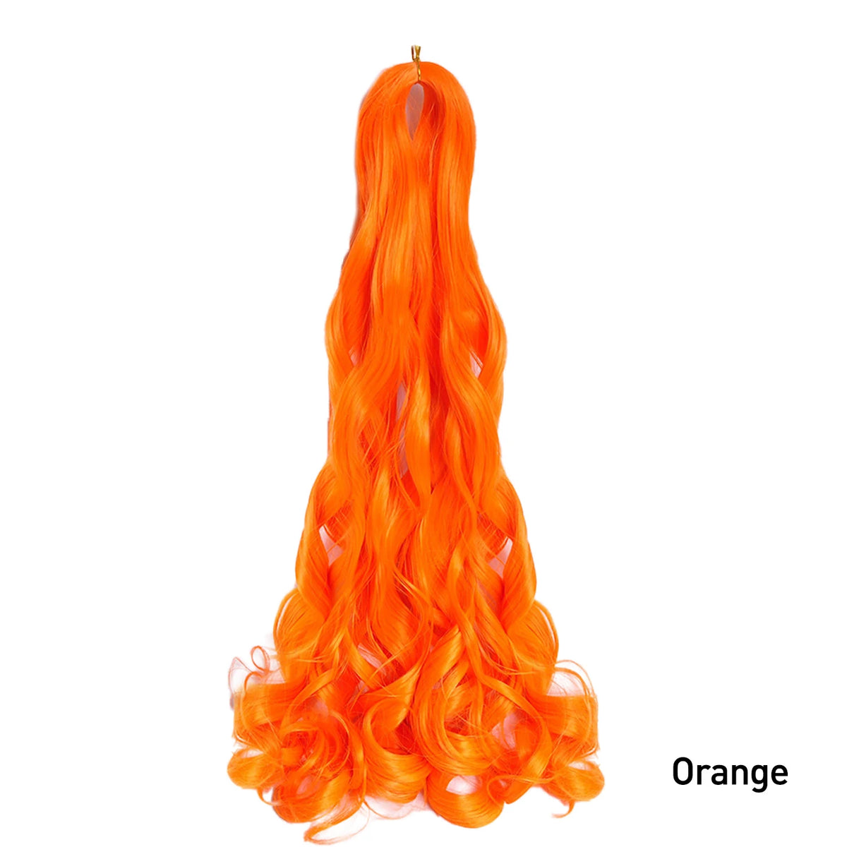 French Curls Braiding Hair Extensions Synthetic Spanish Curl Hair Loose Wave Spiral Curl Braids High Temperature For Black Women