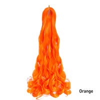 French Curls Braiding Hair Extensions Synthetic Spanish Curl Hair Loose Wave Spiral Curl Braids High Temperature For Black Women