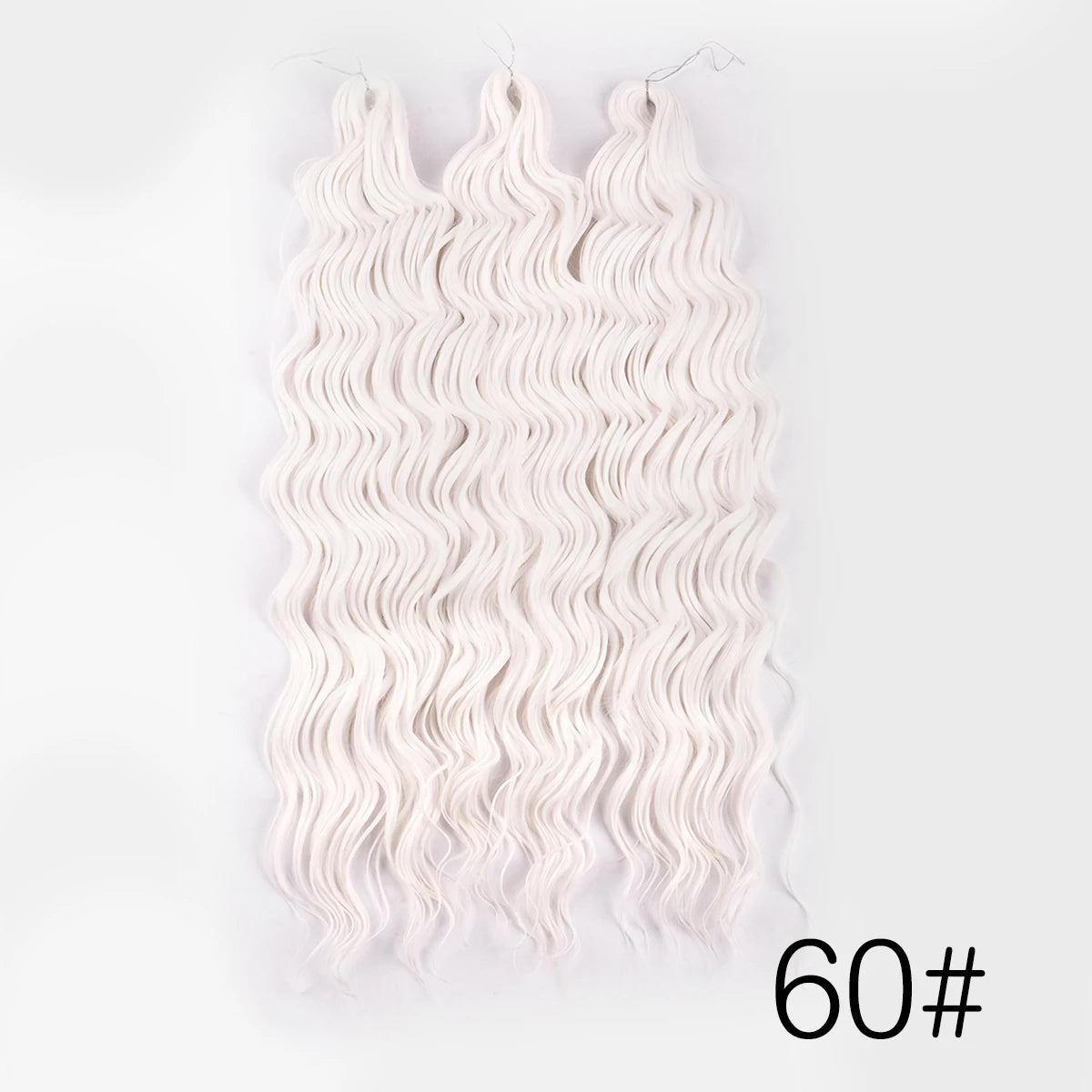 28 Inch Deep Wave Crochet Hair | Synthetic Ocean Wave Braiding Extensions