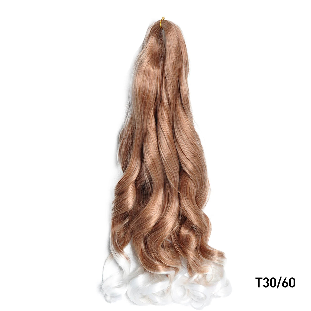French Curls Braiding Hair Extensions Synthetic Spanish Curl Hair Loose Wave Spiral Curl Braids High Temperature For Black Women
