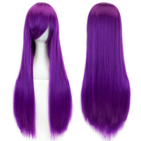 80cm Long Straight Cosplay Wig Synthetic Heat Resistant Wig for Women Party Costume Hair