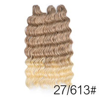 28 Inch Deep Wave Crochet Hair | Synthetic Ocean Wave Braiding Extensions