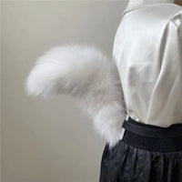 Plush Fox Tail Cosplay Accessory – Adjustable Belt & Bendable Faux Fur Tail