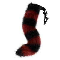 Plush Fox Tail Cosplay Accessory – 50cm Faux Fur Animal Tail with Waist Belt