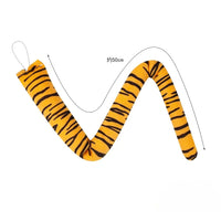 1pcs Animal Tail Costume Accessory Tails Masquerade Zoo Props Cat Devil Mouse Tiger Monkey Rabbit Zebra Cow Zebra