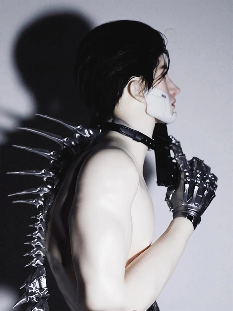 The Punk Gothic Large Dragon Spine Necklace, A Niche Design, Is A Jewelry Accessory For Both Men And Women's Carnival