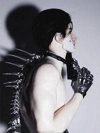 The Punk Gothic Large Dragon Spine Necklace, A Niche Design, Is A Jewelry Accessory For Both Men And Women's Carnival