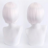 Short Cosplay Bob Wig – Face Contouring Thick Synthetic Hair Wig, Colorful Heat Resistant Fiber Wig