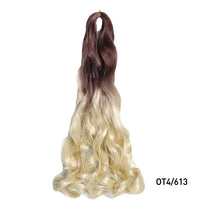 French Curls Braiding Hair Extensions Synthetic Spanish Curl Hair Loose Wave Spiral Curl Braids High Temperature For Black Women