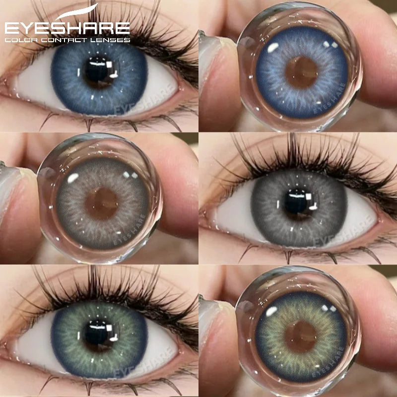 Natural Color Contact Lenses Gray Pupils Lens Blue Lenses Beautiful Pupil Yearly Makeup Green Eye Lenses